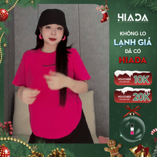  Áo Thun Nữ Babytee HIADA Nhấn Mí Cổ Tròn   HIADA 04   