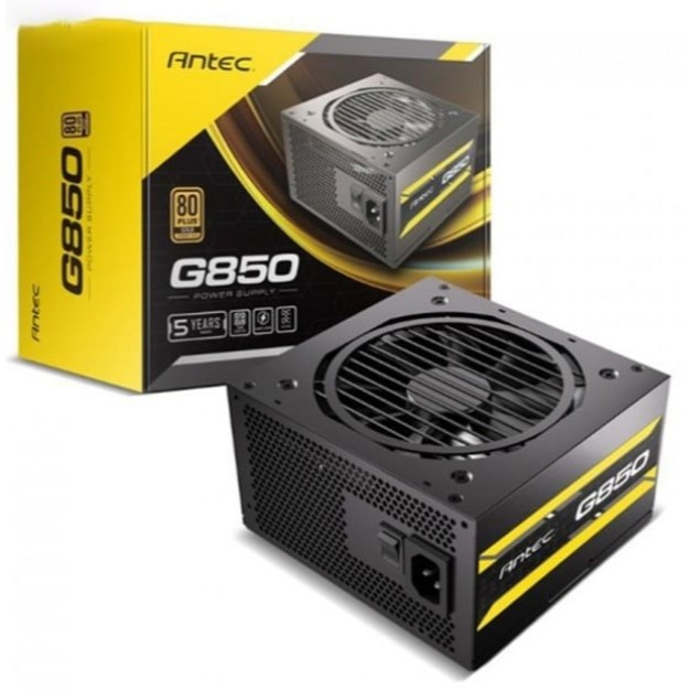 Nguồn Máy Tính Antec G850 - 850w 80 Plus Gold Semi Modular chuẩn 80 Plus Gold Hàng chính hãng bảo hà