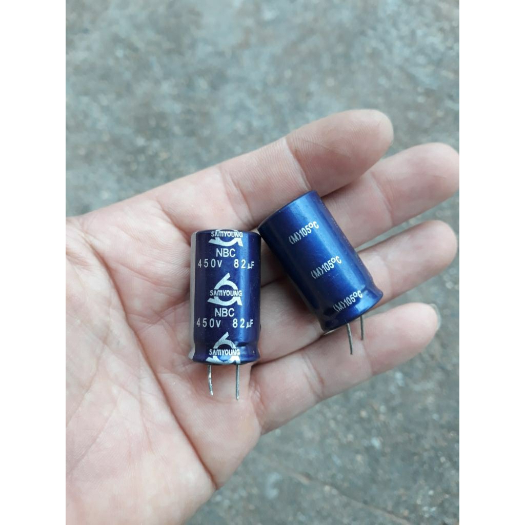 tụ 450v 82uf combo 20 quả samyoung xịn