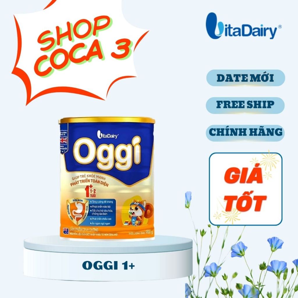 Sữa Phát triển toàn diện OGGI 1+ 800g - Vitadairy - Giá tốt nhất - Hàng chính hãng