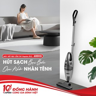  Máy hút bụi cầm tay Rapido lực hút 15.000 PA  lọc sạch bụi mịn ,BH 12 tháng 