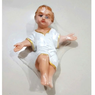  Tượng Chúa hài đồng mini 13cm màu da trang trí hang đá Noel sưu tầm kỷ niệm quà tặng Giáng Sinh 