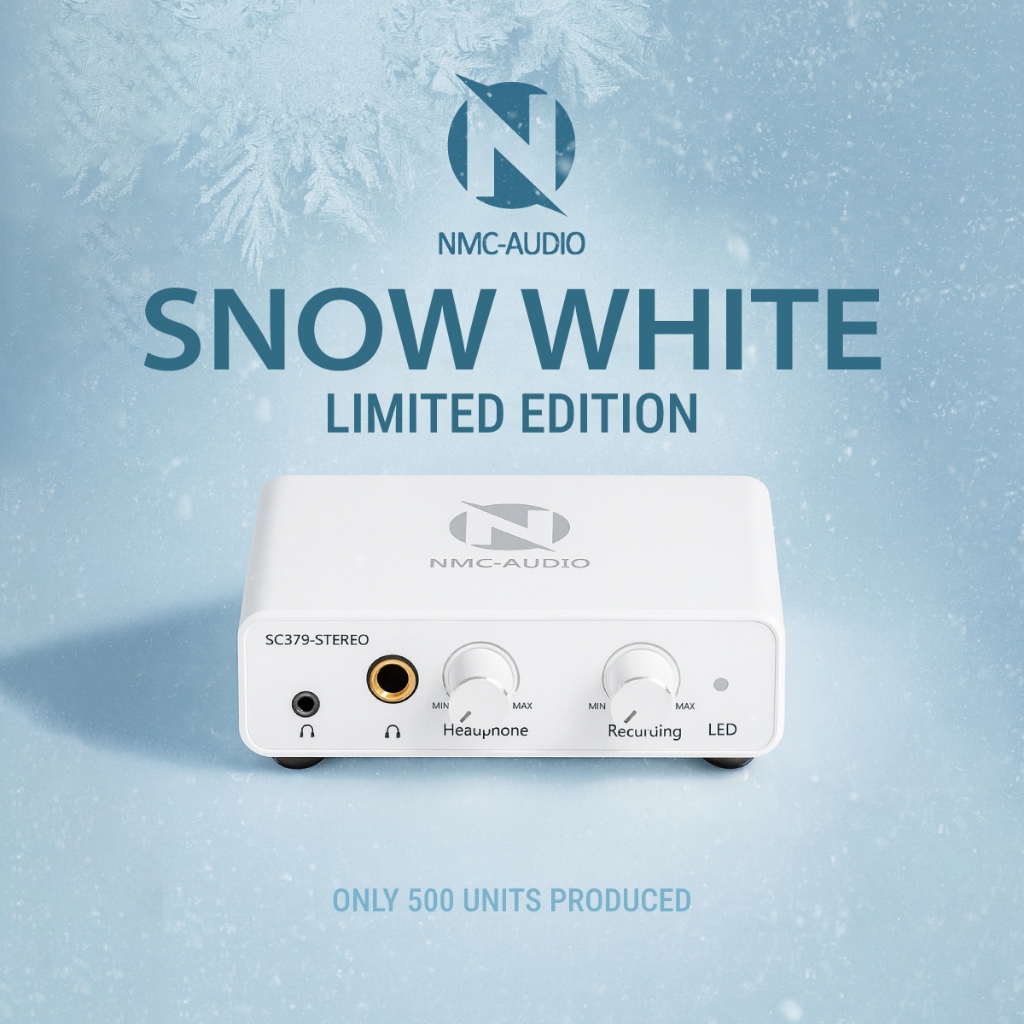 Box Livestream NMC SC379 V2 Màu Trắng Phiên Bản Giới Hạn, Stereo 24 bit. Box Live SC379 Bảo Hành 12 