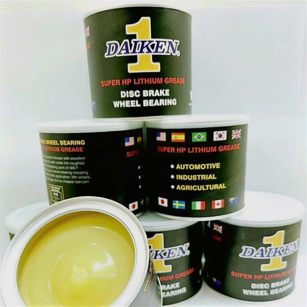 DAIKEN JAPAN - Mỡ Bôi Trơn Chịu Nhiệt Cao Cấp 180℃ + Kháng Nước Siêu Kháng Nước Lon Nhôm 400gr Chất 