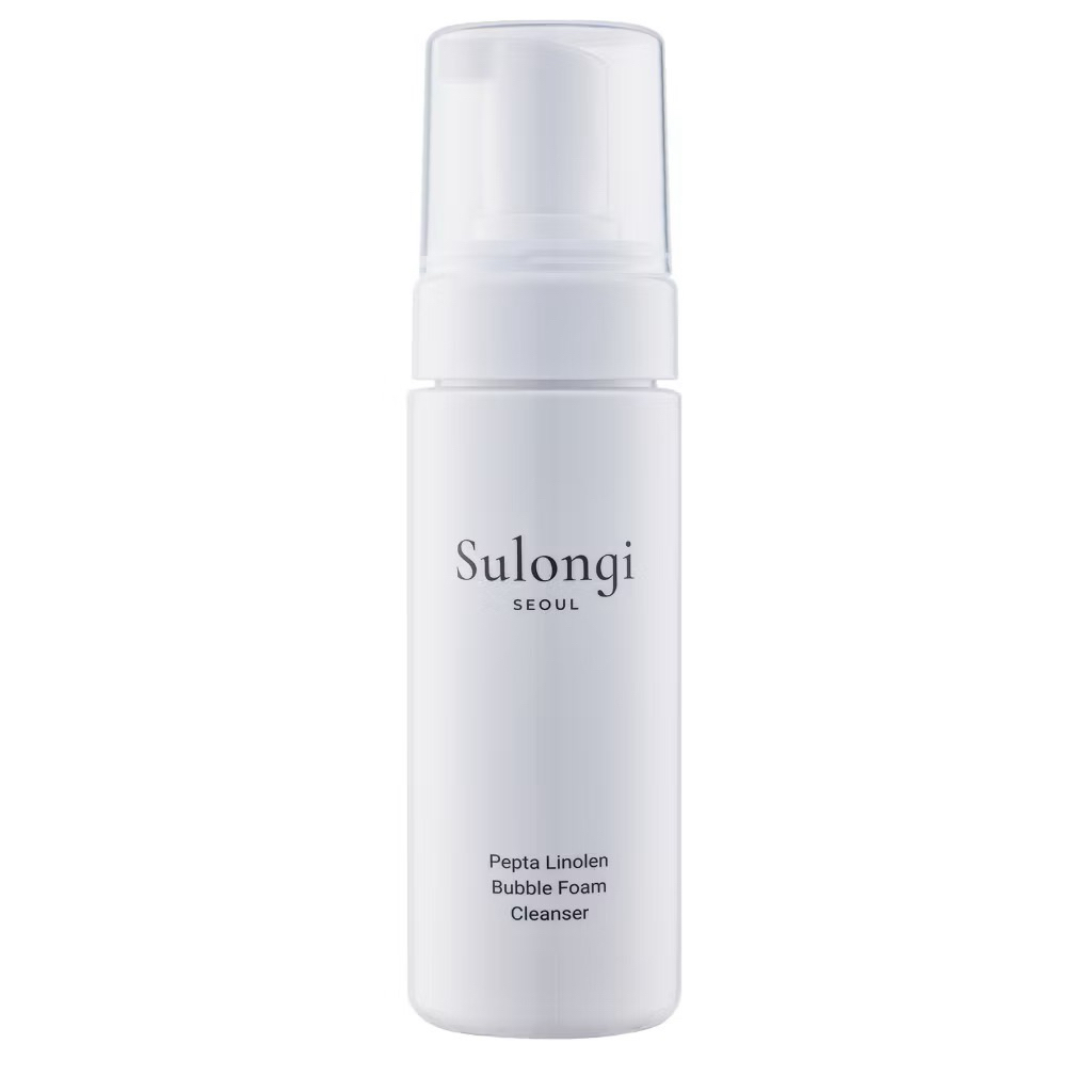 S001_ Sữa rửa mặt whipped cream Sulongi Pepta Linolen Bubble Foam Cleanser 150ml