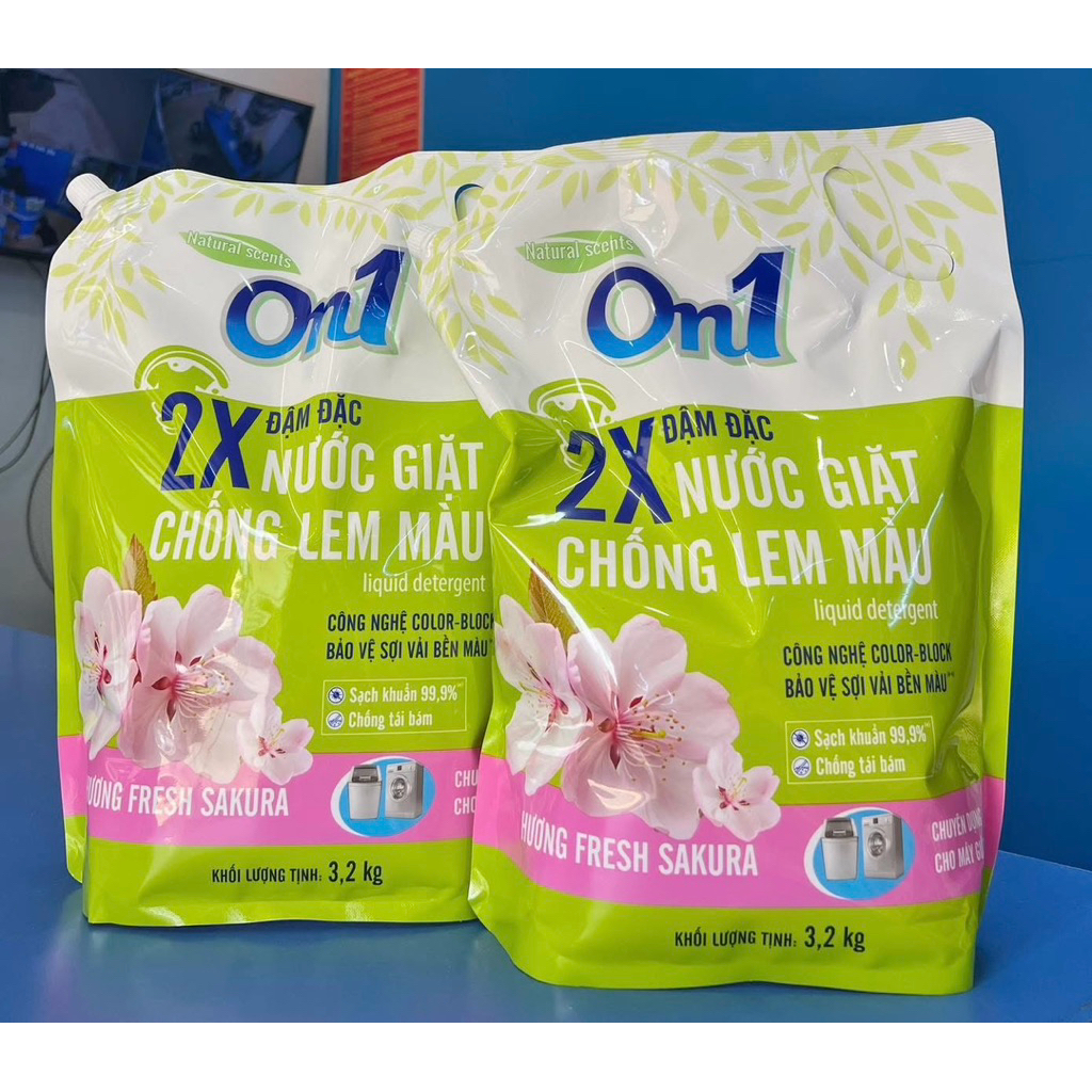 Nước Giặt Chống Lem Màu On1 Hương Fresh Sakura
