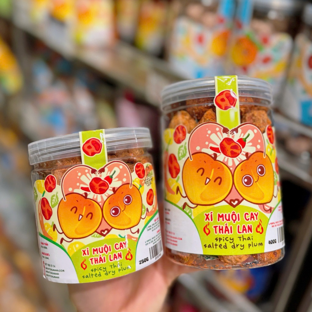 Xí Muội Cay Thái Lan - Ăn Vặt Chú Mạnh