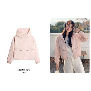  Áo Khoác Gió Nữ Elorie Gooan Chống Nắng Chống Nước Áo Khoác Dù Nhẹ Thời Trang Ulzzang 