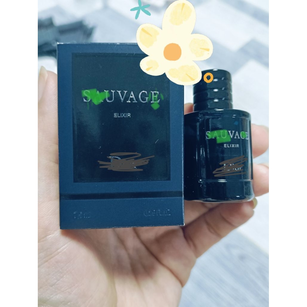 Nước hoa mini xịn elixir hãng màu đen 7,5ml