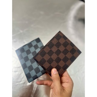 Ví nam ngắn kẻ caro, bóp da thời trang nhiều ngăn cao cấp , thời trang sành điệu