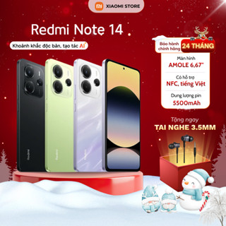  Điện Thoại Xiaomi Redmi Note 14 6 128GB - 8 128GB - 8 256GB Quốc Tế - Bảo hành 24 Tháng 