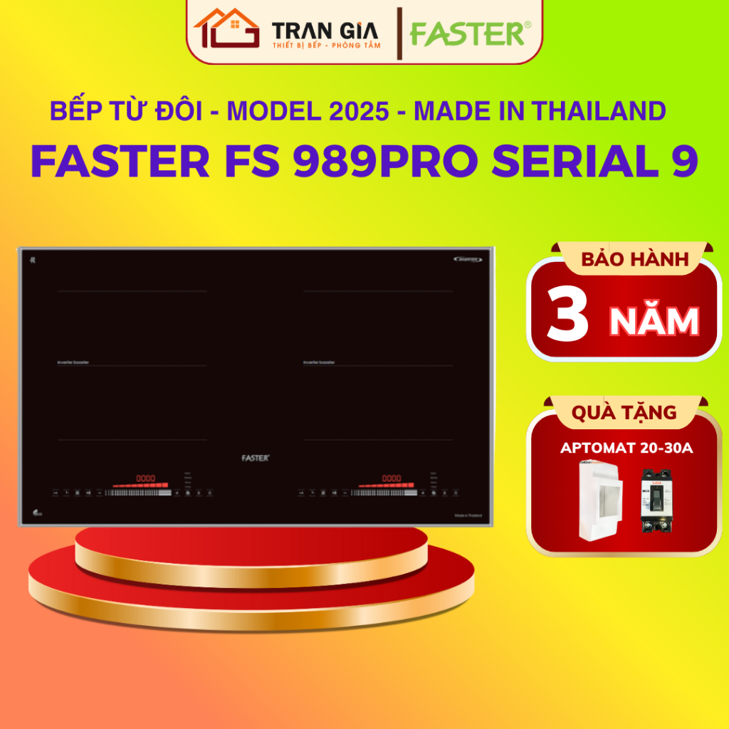 Bếp từ Faster FS 989Pro Serial 9 | New model 2025 | Faster FS 888TL Serie 8 | BH 3 NĂM