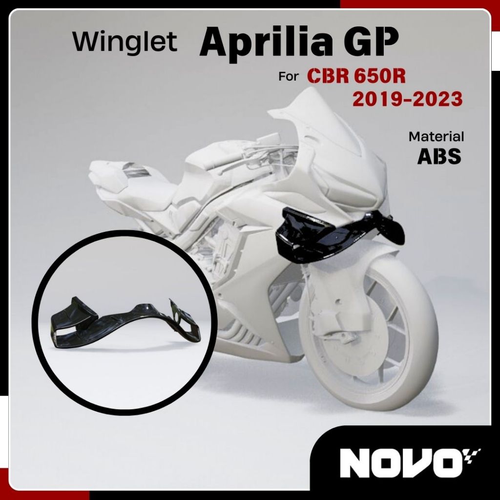 Cánh gió Aprilia GP cho CBR650R 2019-2023 - Phụ Kiện Cho Honda CBR650R