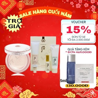    Mới Hot   Kem và cushion chống nắng dưỡng trắng nâng tone tức thì WHOO RADIANT WHITE TONE UP SUNSCREEN SPF50+  PA++++ 