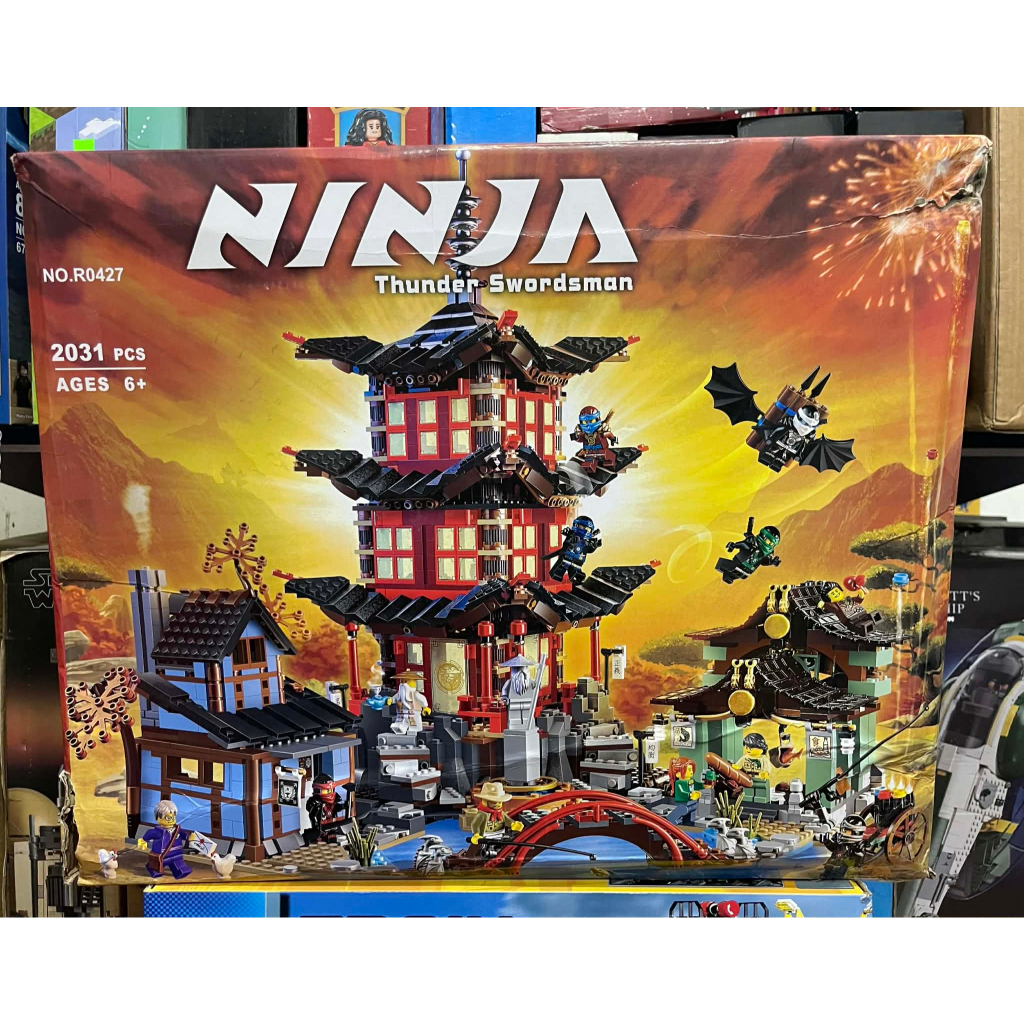 ( Ninja ) Lắp Ráp 70751 R0427 Đền Huyền Thoại Temple of Airjitzu 2031 Mảnh