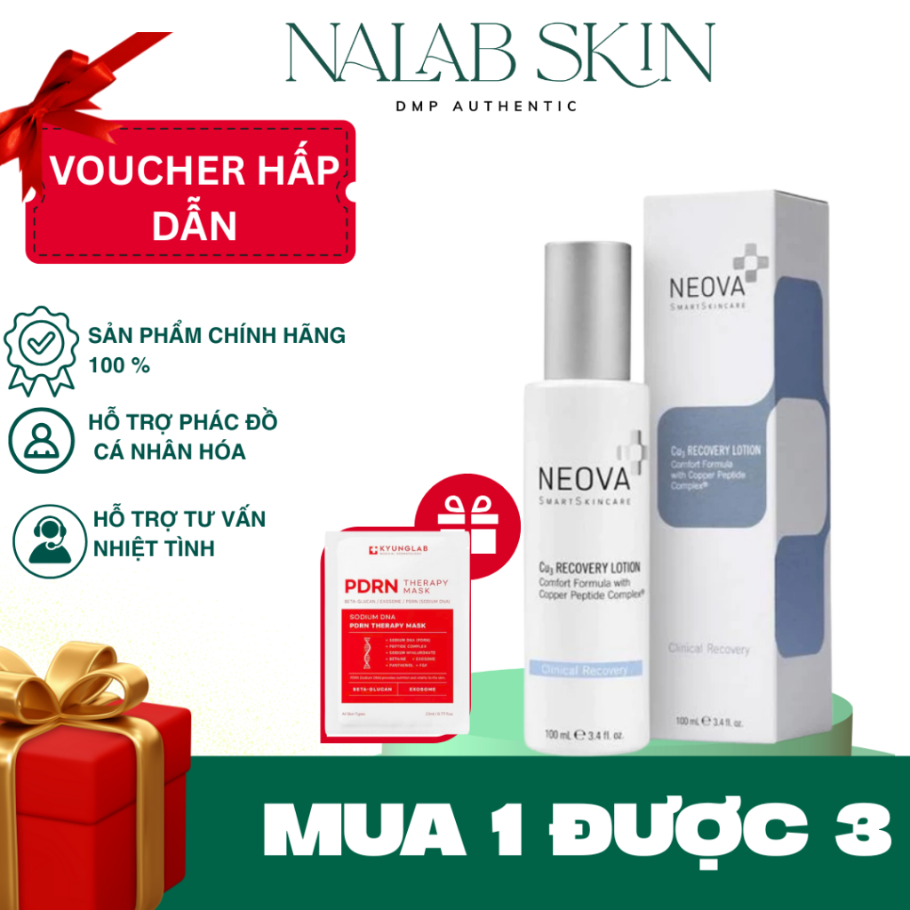 [CHIẾT] Sữa dưỡng phục hồi Neova Đồng Peptide Cu3 Recovery Lotion Giúp tái tạo, phục hồi và dịu da 1
