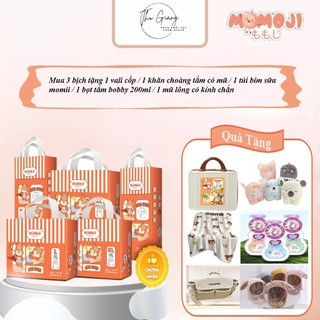   Phiên Bản Mới  Combo 2 Tã quần Dán Momoji Air Dry thoáng khí thoát ẩm tốt giúp da bé sơ sinh khô thoáng 