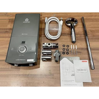 Máy nước nóng Ariston AURES Premium+ 4.5P( có bơm, màu xám)