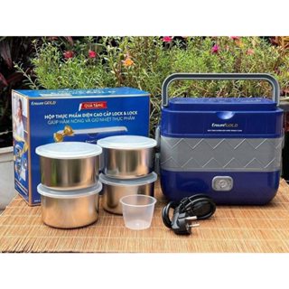 Hộp cơm điện đa năng 4 ngăn – hâm nóng thức ăn, nấu được cơm ngay trong hộp mang đi làm tiện lợi