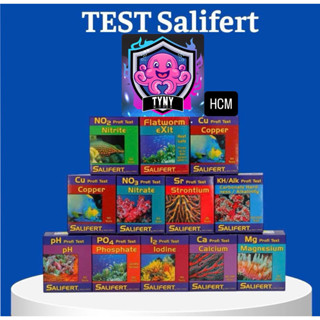   HÀNG CHÍNH HÃNG từ HÀ LAN  test salifer KH  No3  Po4  Ca ,Mg  exit flatworm cho hồ cá cảnh biển cho bể cá nước mặn 