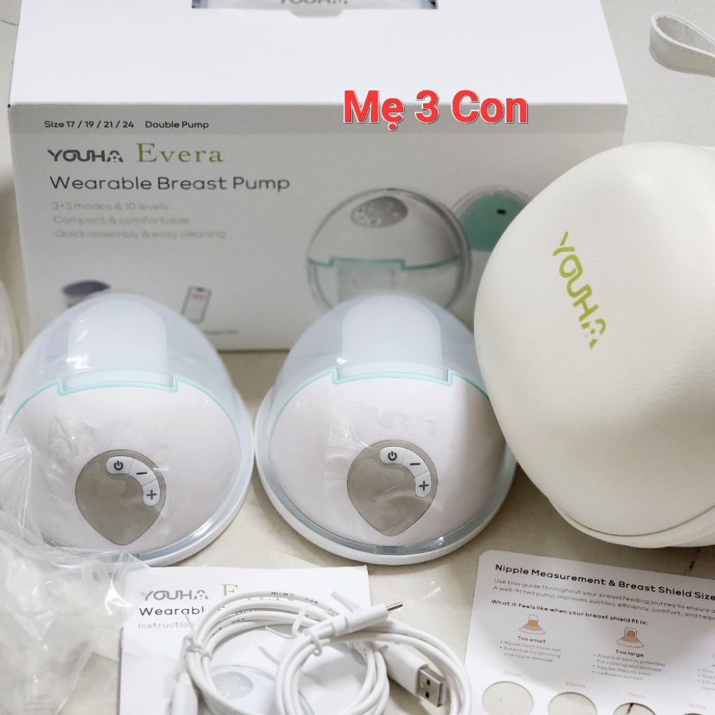 MÁY HÚT SỮA KHÔNG DÂY YOUHA GEN 2 PRO 2025 [YOUHA EVERA]PHIÊN BẢN CAO CẤP