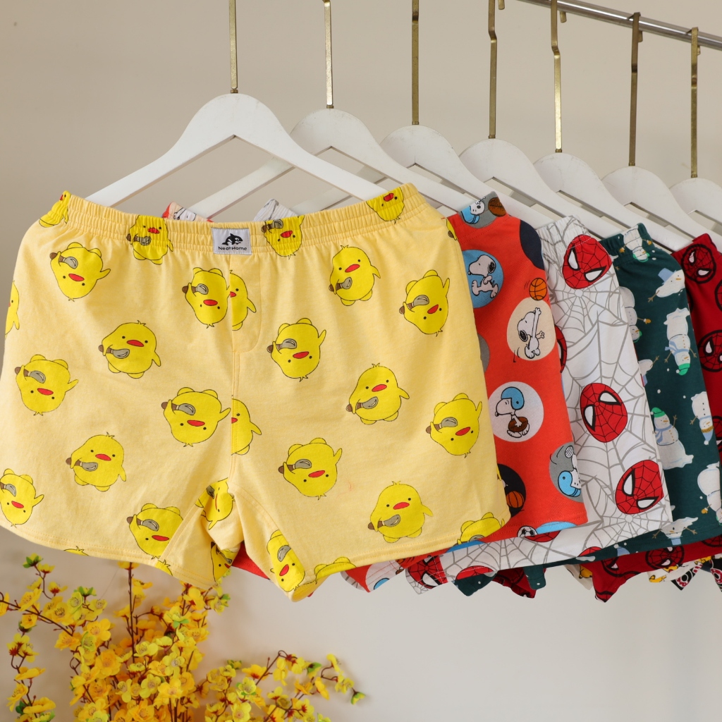 Quần Đùi Nam NeonHome Thun Cotton Mát Mặc Ngủ, Mặc Nhà, Đi Biển Thỏa Mái,Thoáng Mát (Có Bigsize)