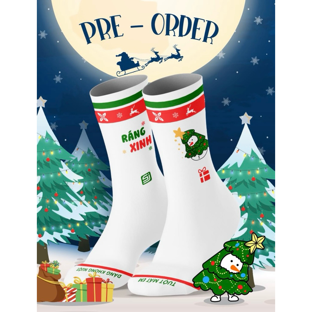 TẤT SPACE JUMP GIÁNG SINH (PRE-ORDER LIMITED )