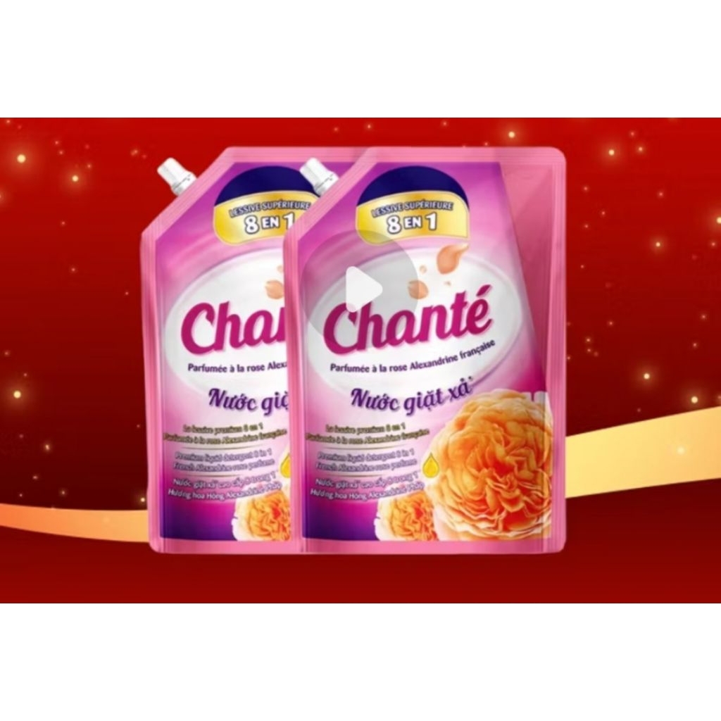 Nước giặt xả chante 3kg (1 túi)