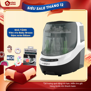  Máy rửa bình sữa Baby Brezza Pro cho bé máy tiệt trùng sấy khô hơi nước tặng kèm 60 viên rửa - BH CHÍNH HÃNG 