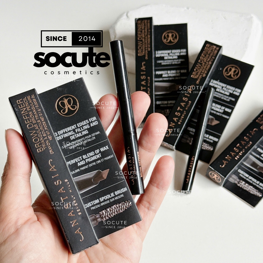 Chì kẻ mày đầu vát Anastasia Beverly Hills Brow Definer Fullsize Màu Ebony - Dark Brown - Medium Bro