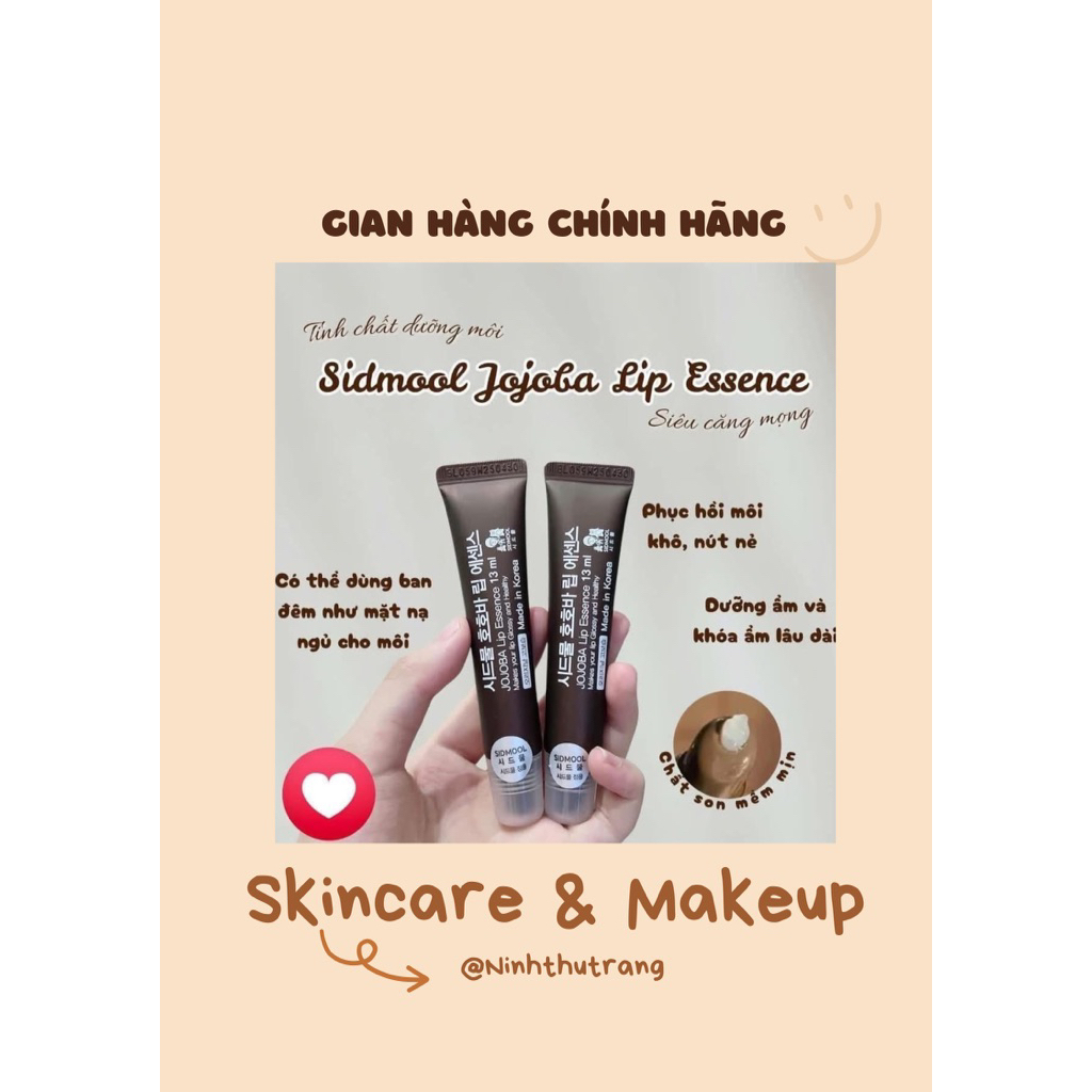 Dưỡng môi SIDMOOL Jojoba Lip Essence 13Ml