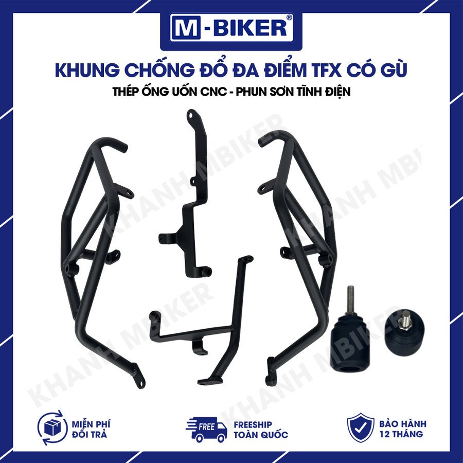 Chống đổ TFX kèm gù, Khung chống đổ đa điểm TFX, Gù chống đổ  TFX, Chống đổ có gù cho Yamaha  TFX