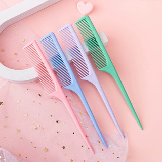 Lược Chải Tóc Đuôi Nhọn Mini Tạo Kiểu Nhiều Màu Sắc
