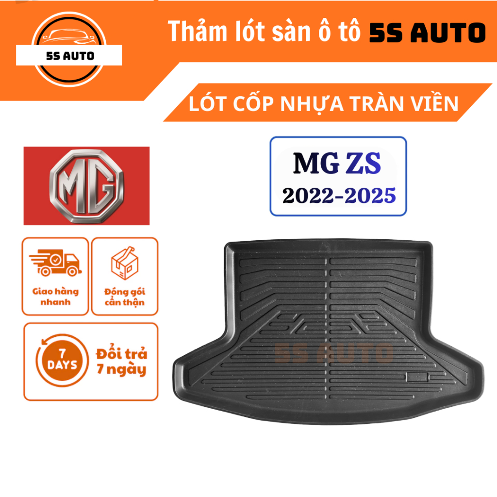 Thảm lót cốp nhựa đúc TPE MG ZS bản Lux+ - Chống Nước, Không Mùi, Bảo Vệ Sàn Tuyệt Đối