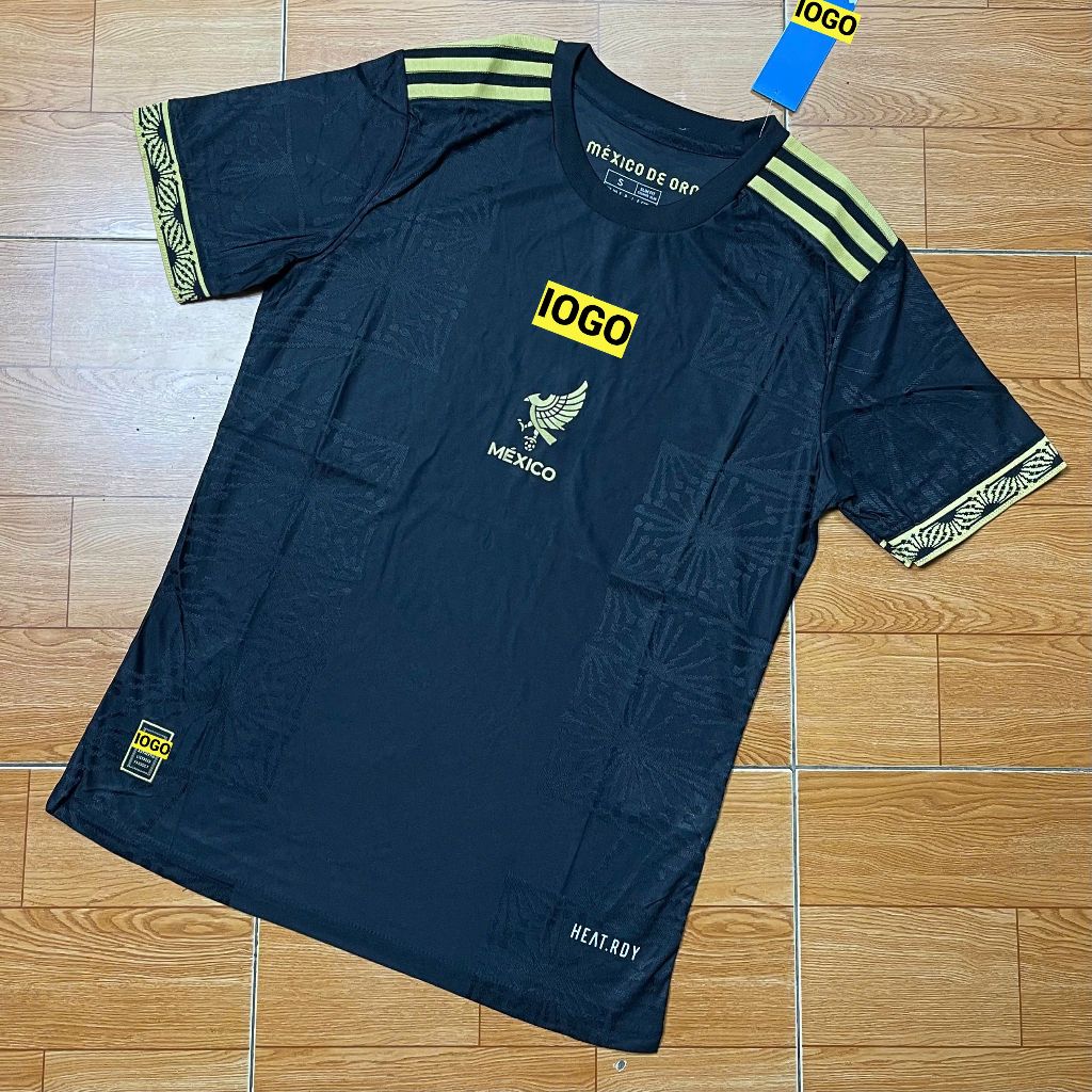 [Chỉ Có Áo] Áo Bóng Đá Player Mexico Đen 2025/26 Sân Nhà - Hàng Nhập Khẩu Thailand