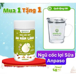     Tặng cốc khi mua 1 HỘP   Ngũ Cốc Lợi Sữa Anpaso - Ngũ cốc dinh dưỡng cho mẹ từ Hạt Điều Hạnh Nhân M 