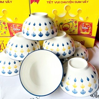 Bộ 10 Bát ăn cơm , Bát ăn cơm cao cấp/ chén sứ