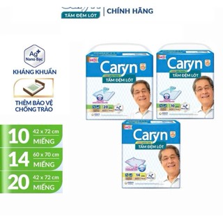 Tấm Đệm Lót Caryn siêu thấm size XL14 miếng bảo vệ chống trào - Chính Hãng