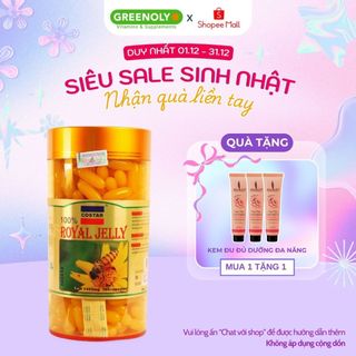  Sữa Ong Chúa Costar Royal Jelly 1450mg Hỗ Trợ Đẹp Da Chống Lão Hoá 365 Viên 