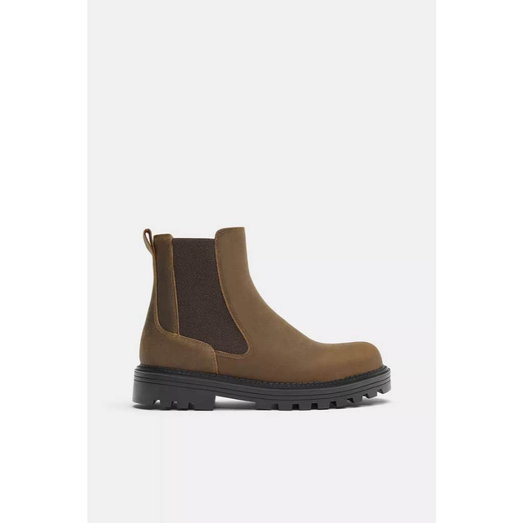 Chelsea Boots da nam PB (P U L L & B E A R) màu brown