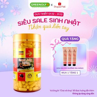  Viên Uống Sữa Ong Chúa Costar Hỗ Trợ Đẹp Da Mịn Màng Da Royal Jelly 1610mg 365 Viên 