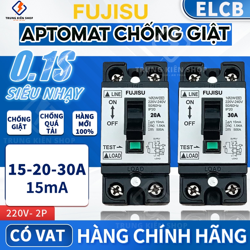 Aptomat Chống Giật FUJISU 15mA