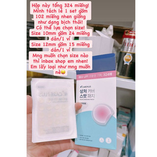 ( ĐỌC KỸ MÔ TẢ) MIẾNG DÁN OLIVE YOUNG CARE PLUS 102 MIÊNG TÁCH SET