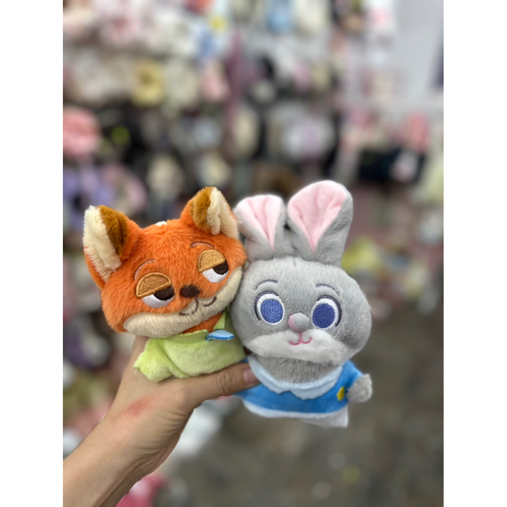 ( SẴN ) “Móc Khoá Thú Bông Zootopia Dễ Thương – Thỏ Judy, Cáo Nick tozo shop