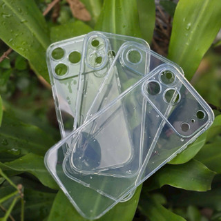  Ốp lưng dẻo GOR TPU cho iPhone 17 Pro Max 16 Pro 15 14 Pro Max 13 12 Mini 11 Xs Max SE 7 trong suốt bảo vệ camera 