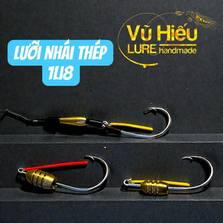  Lưỡi nhái thật thép 1li8   Vũ Hiếu   chuyên trị cá nhỏ cá nhát câu cá lure fishing 
