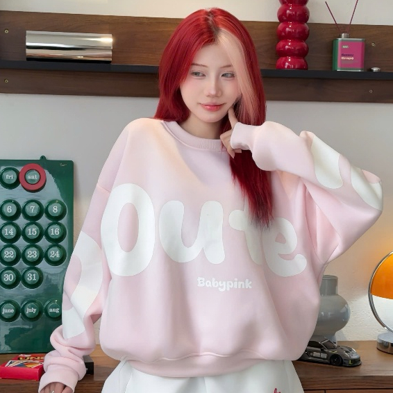 Áo Sweater Outerity OEOE Form Boxy Nam Nữ, Áo Nỉ Streetwear Cực Chất Phong Cách Ulzzang