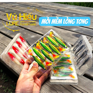   Vũ Hiếu  Mồi mềm lòng tong và lưỡi AR15 kiểu dáng mới độc lạ dẻo dai bền bỉ câu cá câu lure mồi câu 