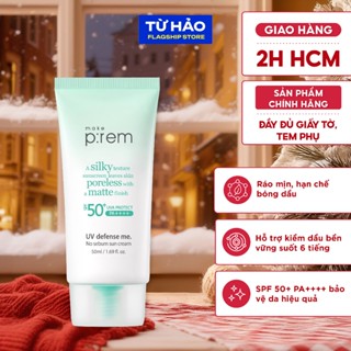  Kem Chống Nắng Make P:rem No Sebum 1 50 ml Make Prem Sun Cream Kiềm Dầu Suốt 6H SPF 50+ PA++++ - Từ Hảo 