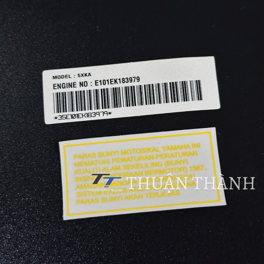 Tem sườn Yaz , Tem Gấp Yaz ( Bộ 2 Miếng ) Yaz125